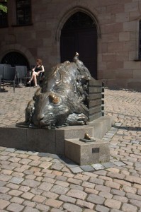 The Hare sculpture - tribute to Albrecht Durer