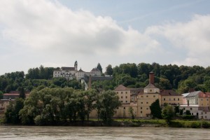 Looking across the Inn