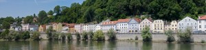 Passau river houses