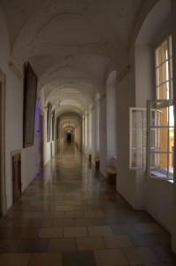 Hallway of portraits