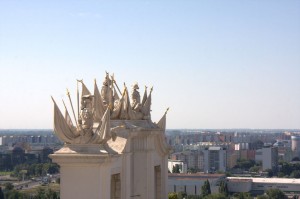 Bratislava Castle statue