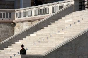 Parliament Building guard