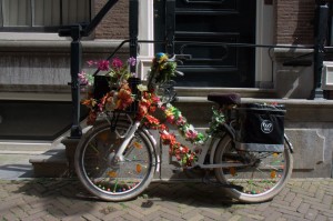 Decorated bike