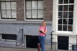 Marion enjoys Amsterdam