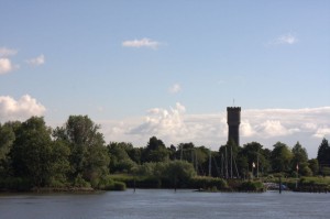 On the way to Kinderdijk