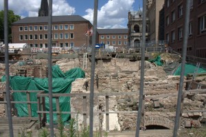 Excavations of the old Jewish quarter