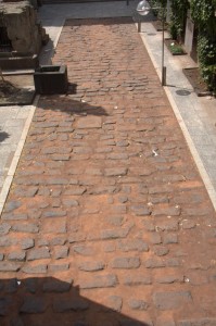 Remains of a Roman road