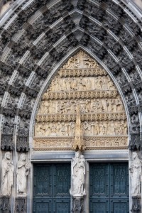 Cologne cathedral door