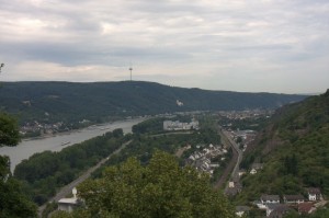 The view from Marksburg Castle