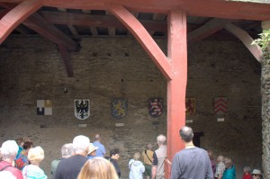 Family crests of the castle owners