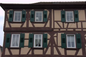 Half-timbered houses