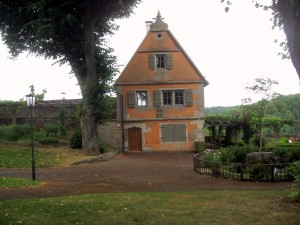 Cute house in the park