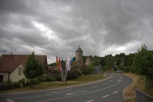 On the road to Rothenburg