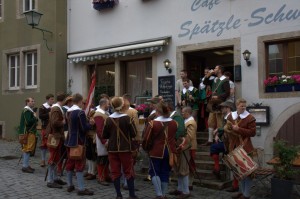 Getting ready for the parade