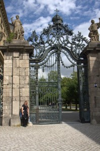 Wurzburg Bishop's Palace garden gate