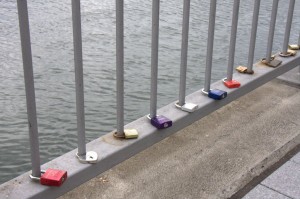 Locks on the bridge