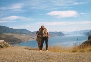 Stephanie and Les at the lake