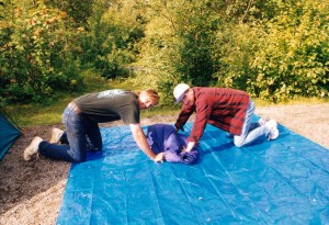 PUtting away the tent