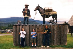 Prospector statue