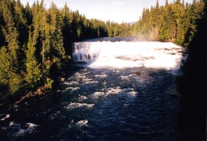 Waterfall closer