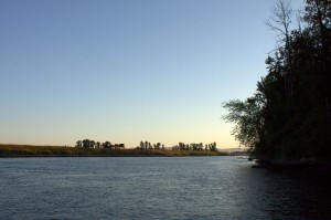 Heading down the river