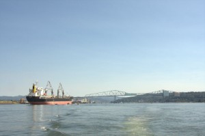 Longview Bridge from down river