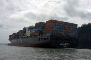 Freighter closeup