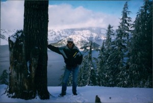 Les at Crater Lake