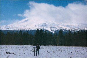 Les and Mt. Shasta (near the grave of the last people who came this way)