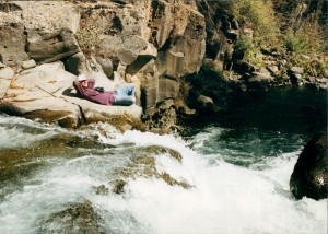 Relaxing by the river