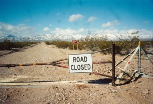 Scenic gravel road - denied!