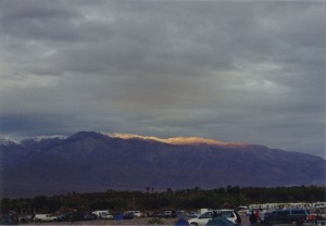 Camping in the parking lot