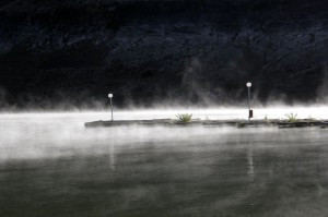 Morning mist on the lake