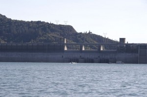 Shasta Lake Dam (from the back)