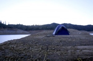 Island campsite