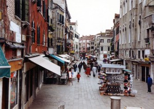 Venice Street (our hotel is down there somewhere)