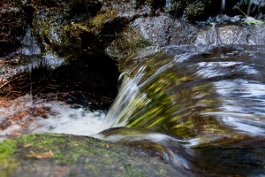 Rushing water