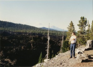 Les at the lava beds