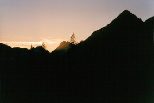 Northern Cascades sunset