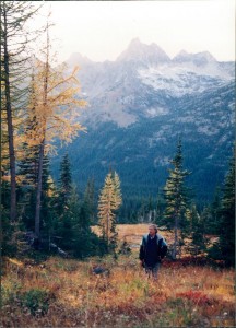 A man out standing in his field