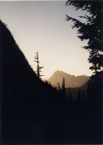 Northern Cascades sunset