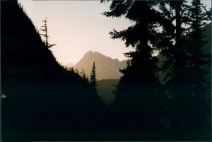 Northern Cascades sunset