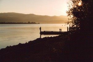 Morning at the lake