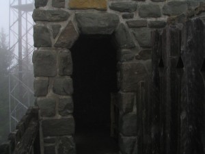 Watch tower entrance