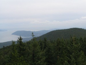 View from Mt Constitution