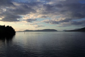 On the ferry from Anacortes