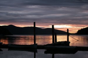 Obstruction Bay sunrise