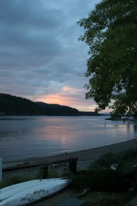 Obstruction Bay sunrise