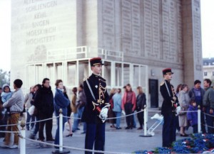 Guards at the Arc D'Triomphe