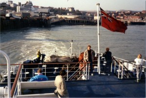 Leaving Folkestone